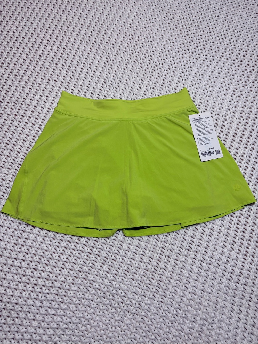 lululemon sour grape lightweight high rise skirt size 8